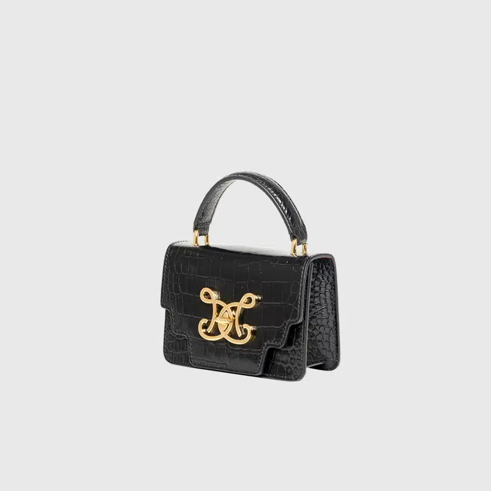 MiniBox Faux Croc - Deep Evergreen