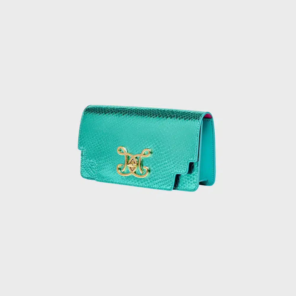 MINIBOX CUT FAUX SNAKE - C&Ocirc;TE D&rsquo;AZUR
