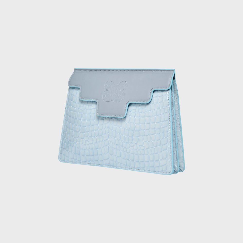 EVERYDAY FAUX CROC - Aura Blu