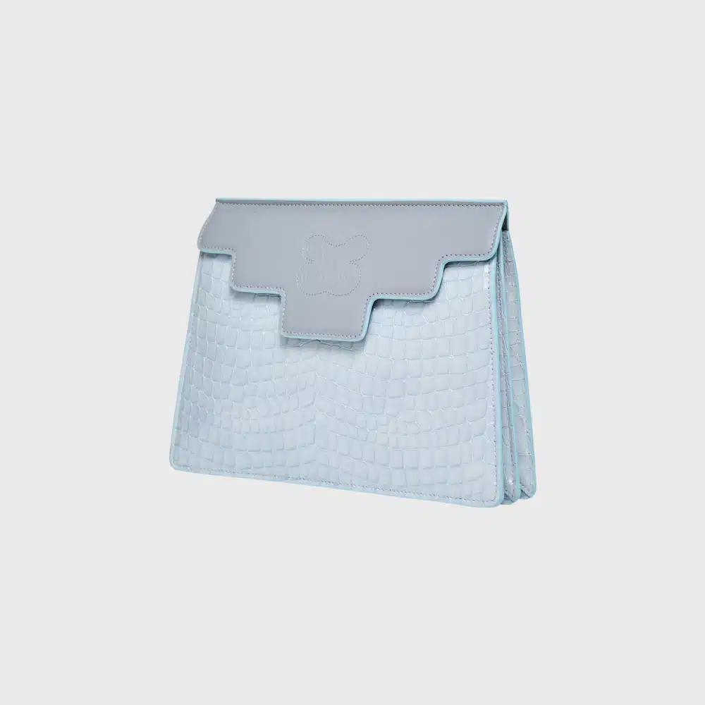 EVERYDAY FAUX CROC - Blue Aura