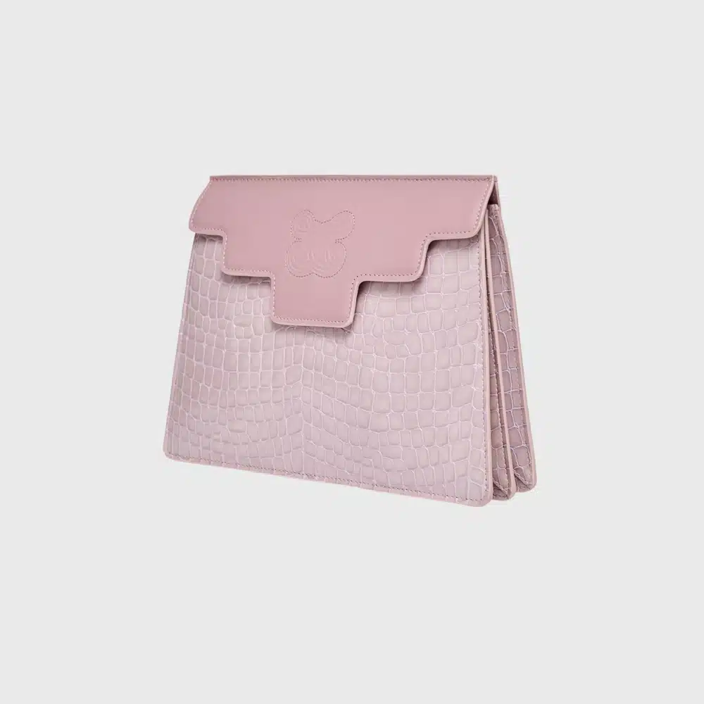 EVERYDAY FAUX CROC - Powder Pink