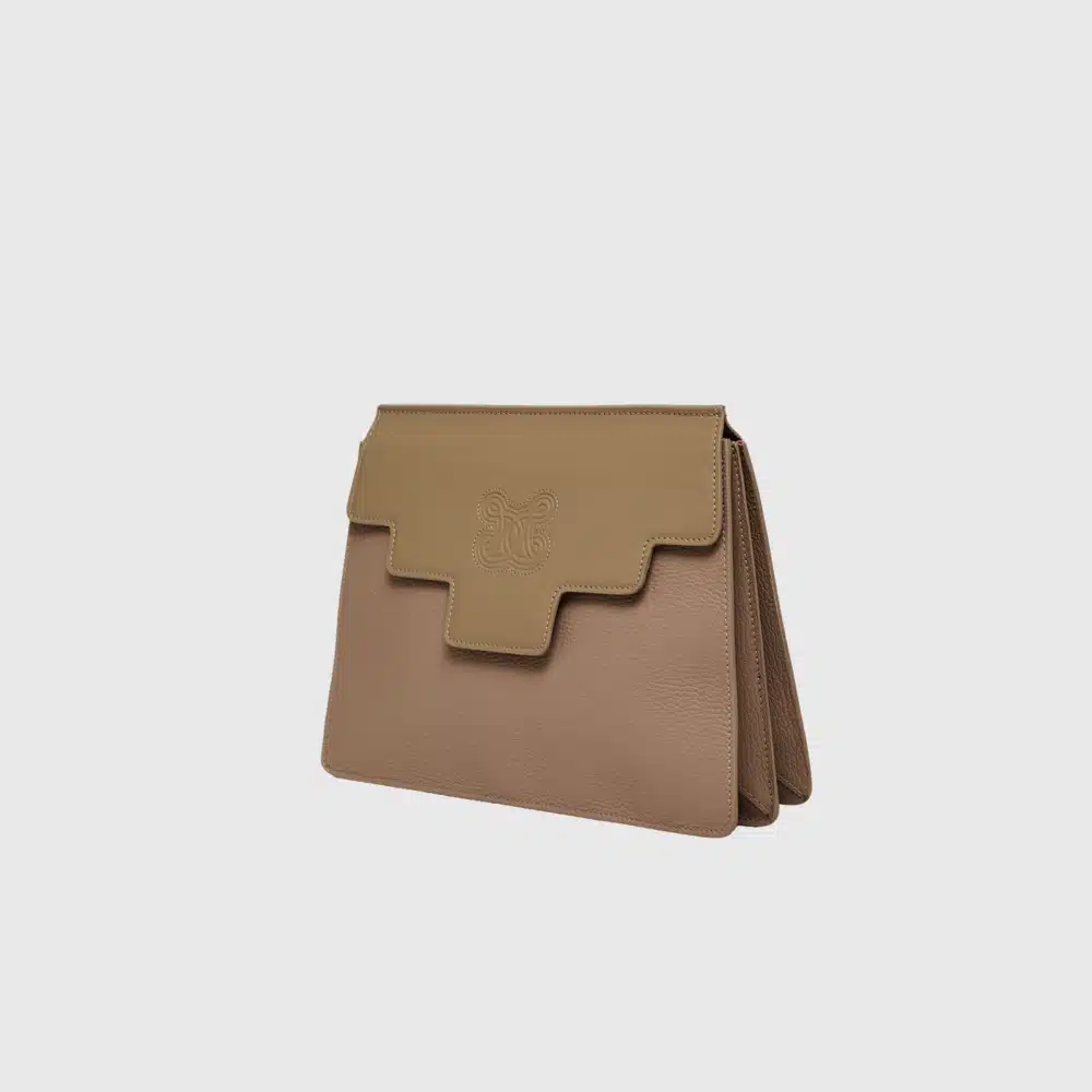 EVERYDAY DOLLARO / CALFSKIN - Café Au Lait